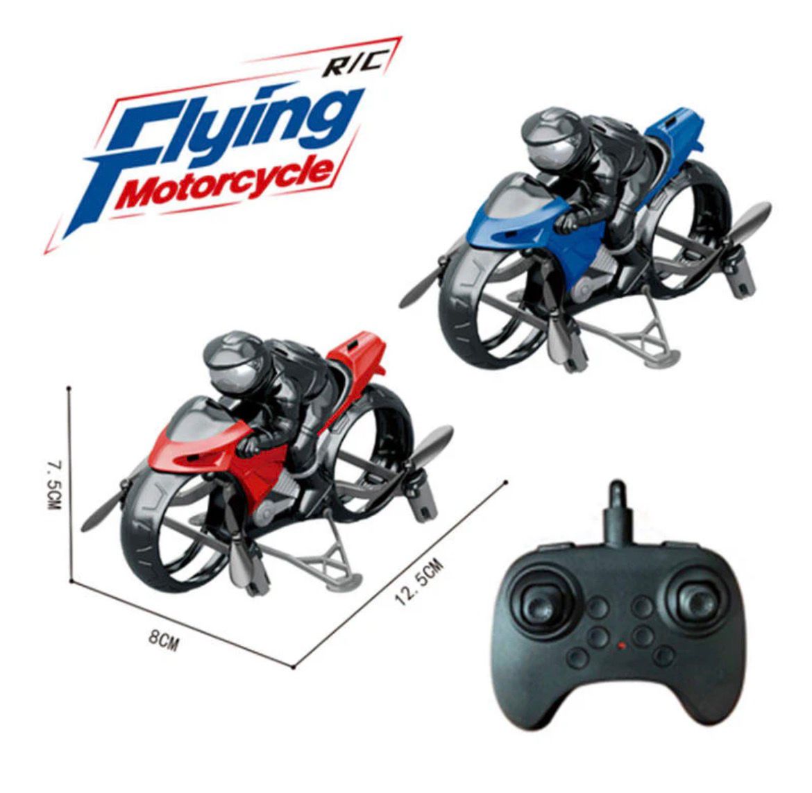 2.4GHz RC Mini Flying Bike With Lights Main image
