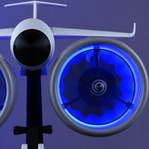 Nikolatoy Dual Engine JetFan Plus – Premium Desktop Aerodynamic Fan Equipped with Built-in Humidifier and LED Turbine Glow