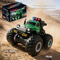 YL Power Racer 1:18 4x4 Off-Road RC Stunt Car – High-Speed Monster Truck with Continuously Variable Transmission, Simulated Exhaust Smoke, and RGB LED Wheel Lights