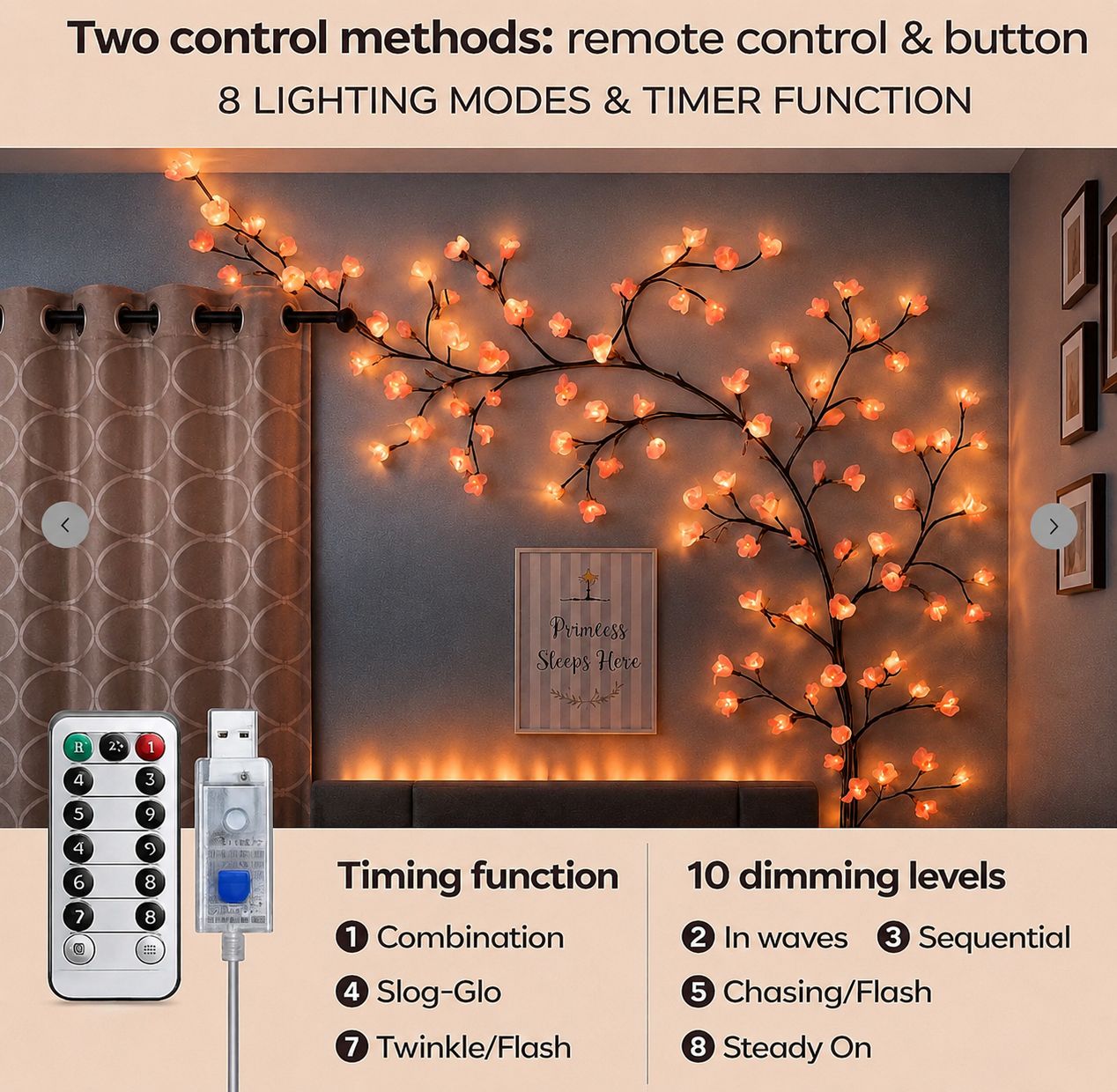 Cherry Blossom glow lights Secondary image