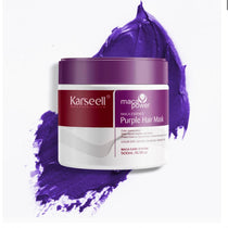 Karseell Maca Power Purple Hair Mask – 500ml Toning & Repair Treatment for Blonde, Platinum, and Cold-Toned Hair