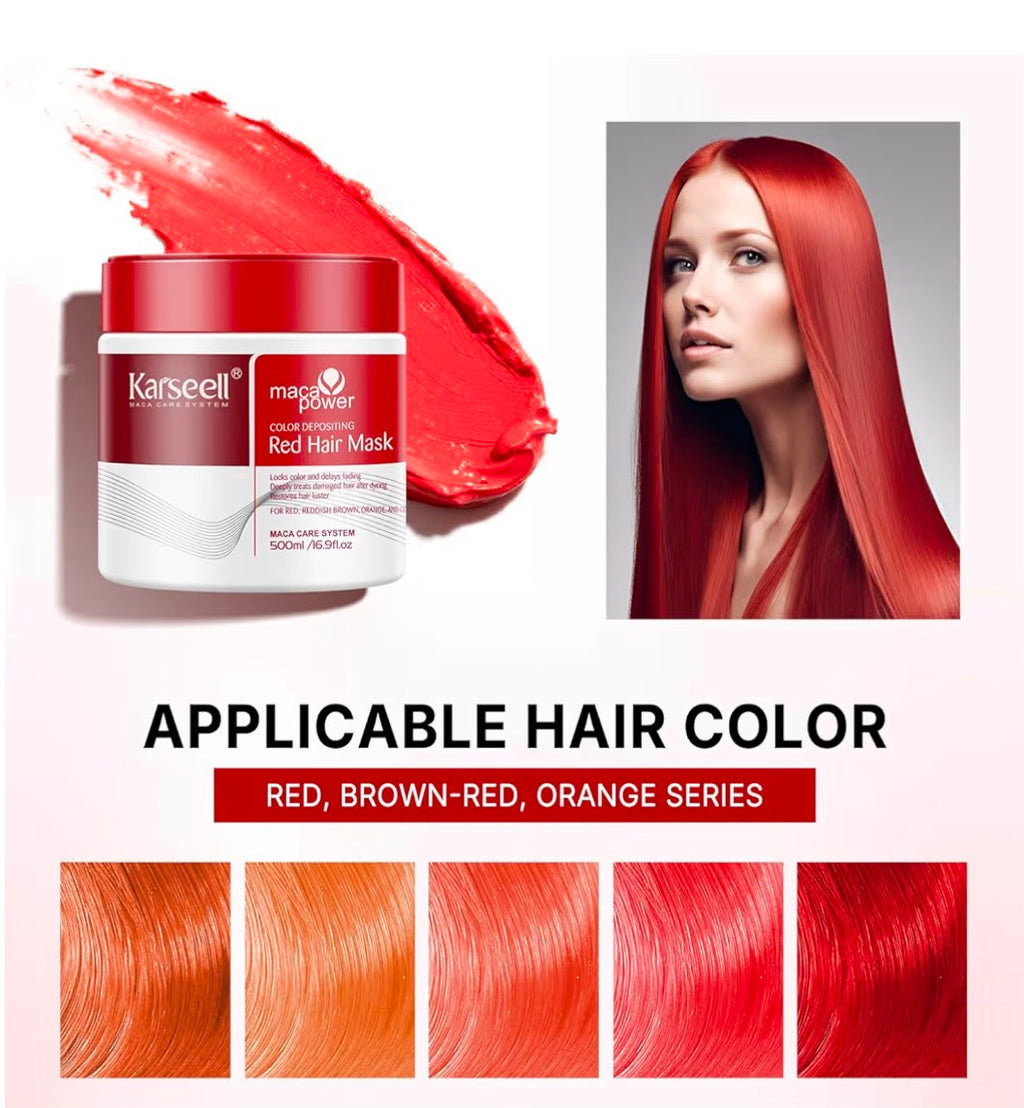 Karseell Maca Power Purple Hair Mask – 500ml Toning & Repair Treatment for Blonde, Platinum, and Cold-Toned Hair