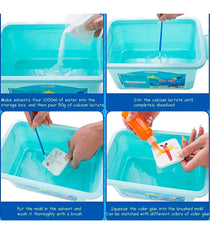 Acarya Creative Gel Art DIY Set 3d aqua magic water jelly kit