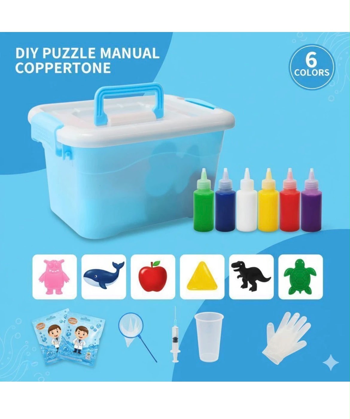 Acarya Creative Gel Art DIY Set 3d aqua magic water jelly kit