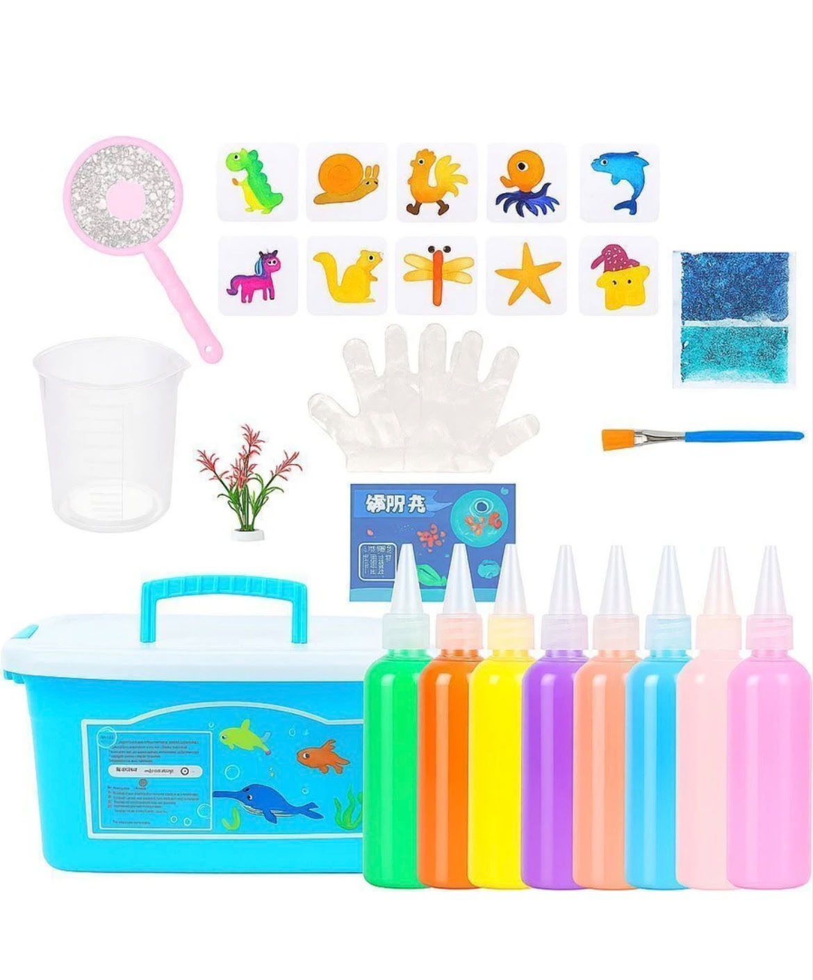 Acarya Creative Gel Art DIY Set 3d aqua magic water jelly kit