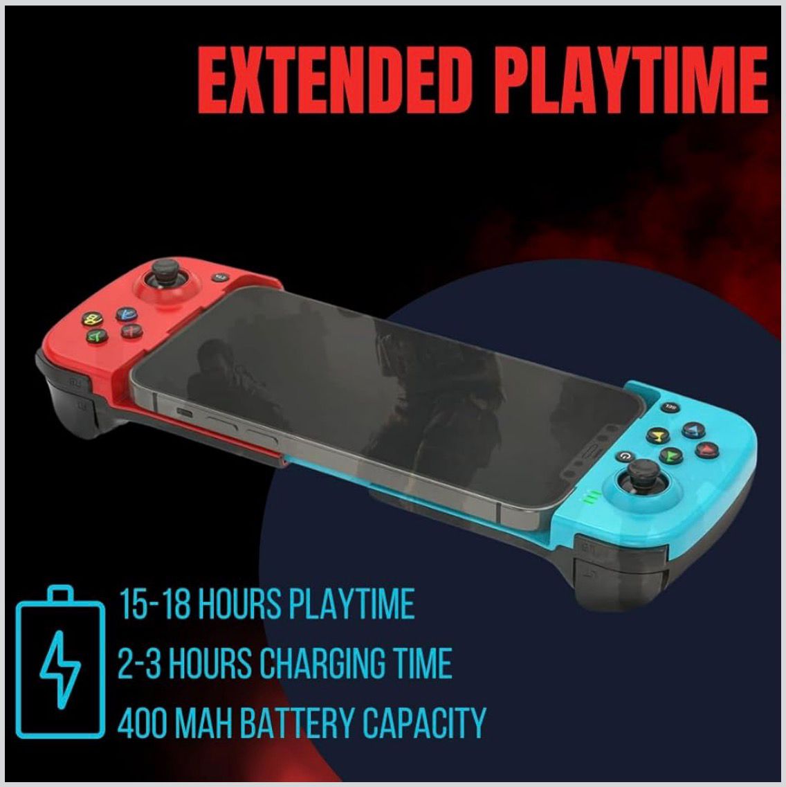 Astra One : Mobile Gaming controller for your Mobile, Tablet, Console or PC (White); Compatible with Android, iPhone, Windows, Mac, PS3, PS4 Secondary image