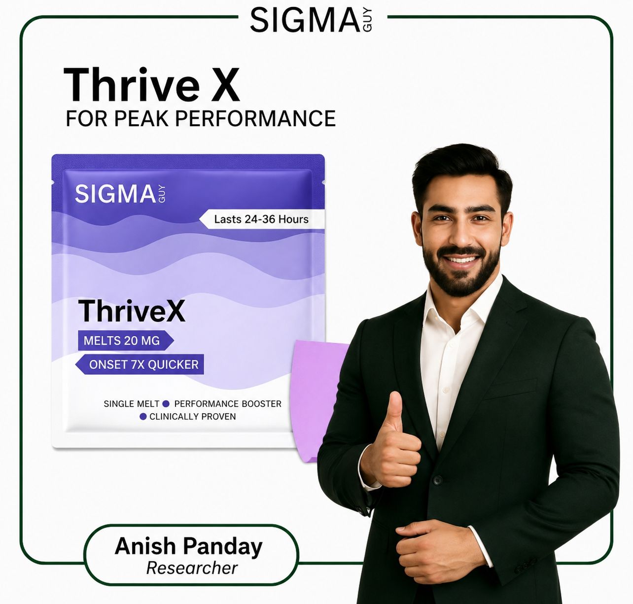 ThriveX Melts by Sigma Guys – Rapid-Dissolve Performance Booster Secondary image